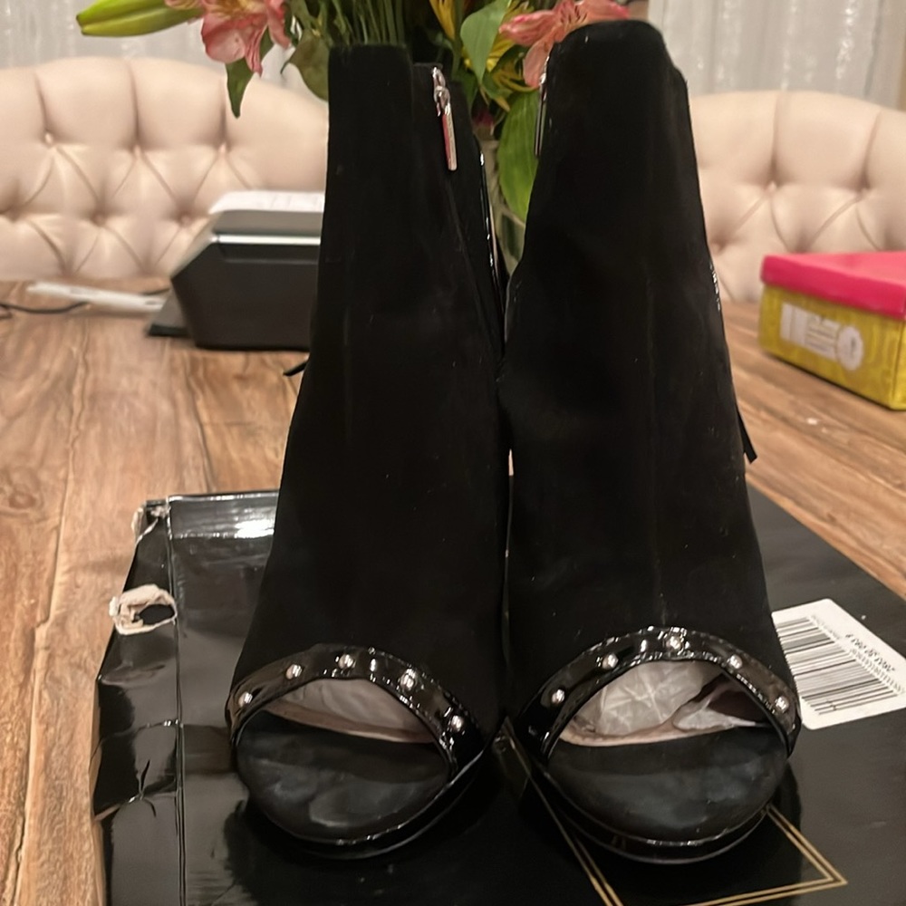 Suede Booties - Picture 3 of 4